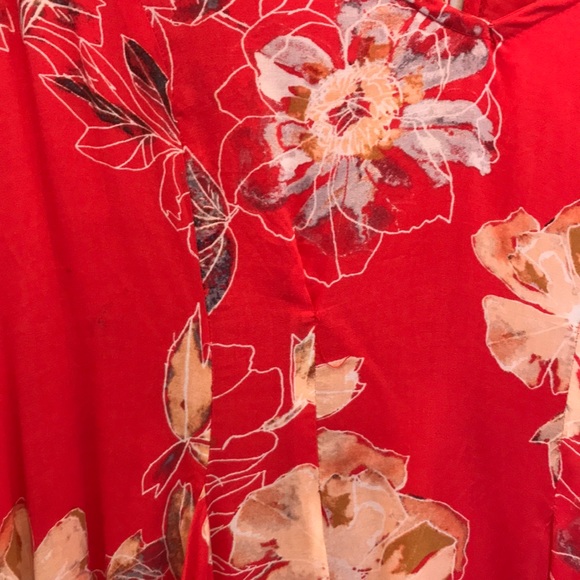 Free People Eyes on You Floral Dress in Poppy - Picture 6 of 10